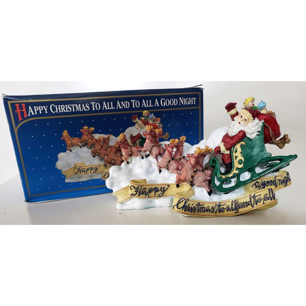 Vintage 1997 Happy Christmas To All And To All A Good Night Figurine - Clement C